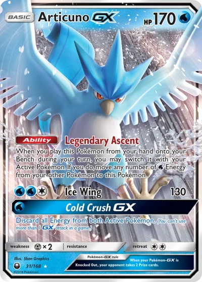Articuno-GX #31
