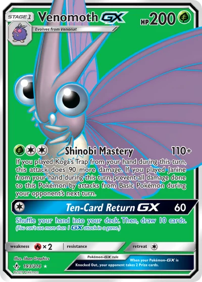 Venomoth-GX #193