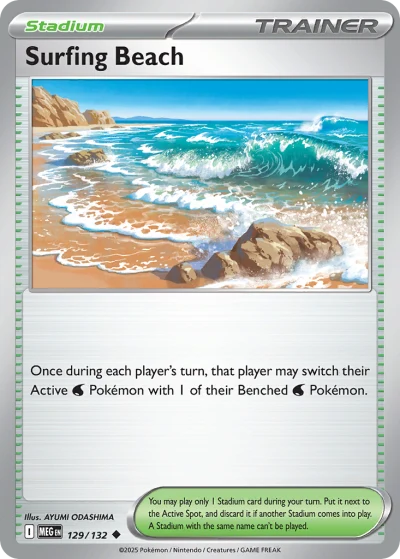 Surfing Beach #MEG 129