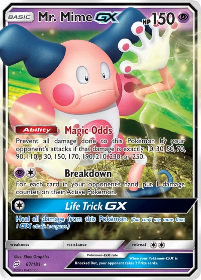 Mr. Mime-GX #67