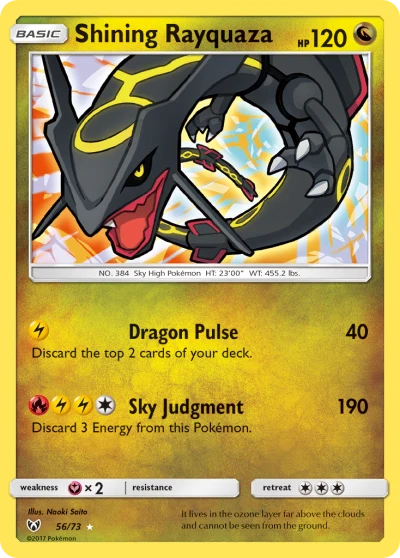 Shining Rayquaza #56