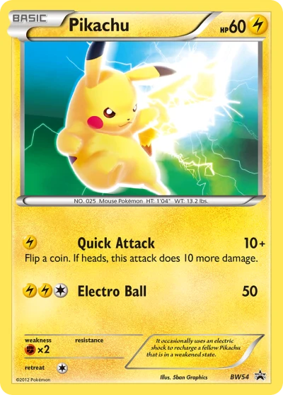 Pikachu #BW54