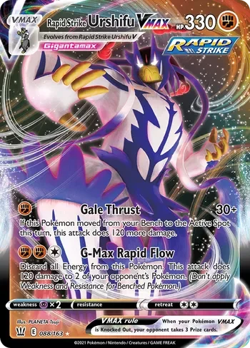 Rapid Strike Urshifu VMAX #BST 088