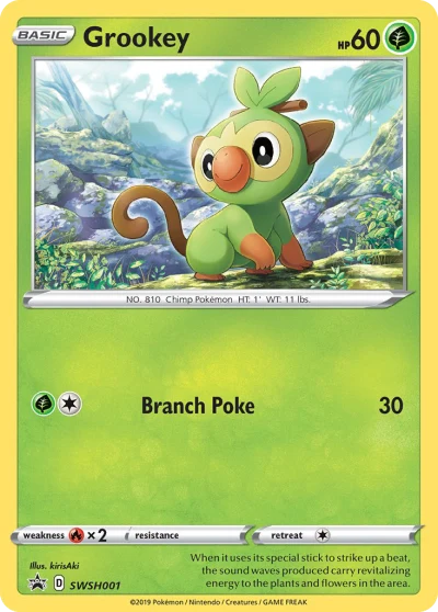Grookey #SWSH001