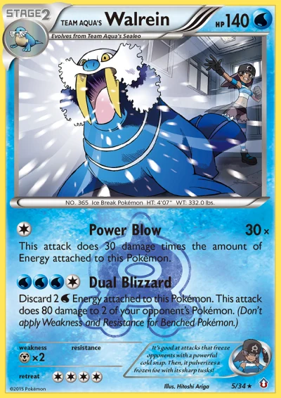 Team Aqua's Walrein #5