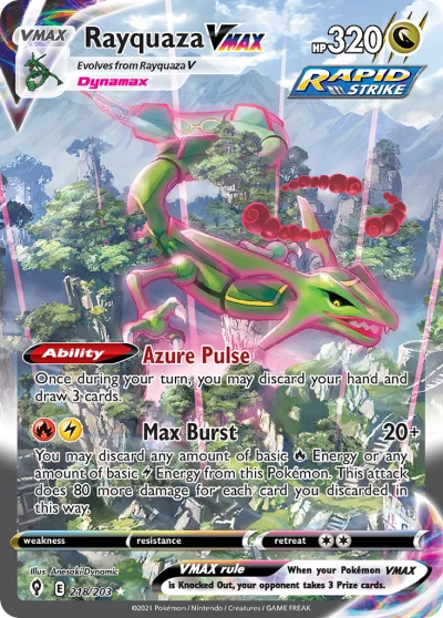Rayquaza VMAX #218