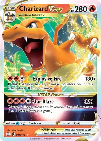 Charizard VSTAR #BRS 018