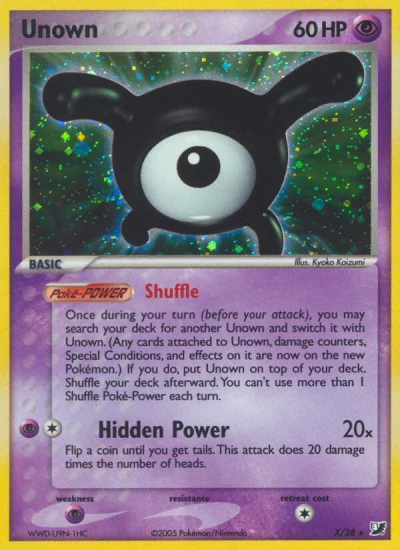 Unown #X