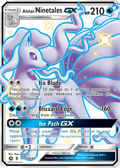 Alolan Ninetales-GX #SV53