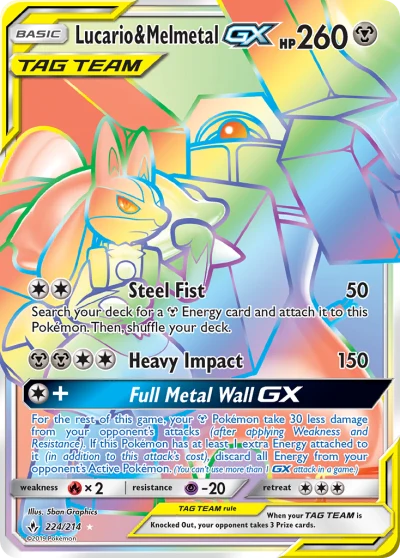 Lucario & Melmetal-GX #224