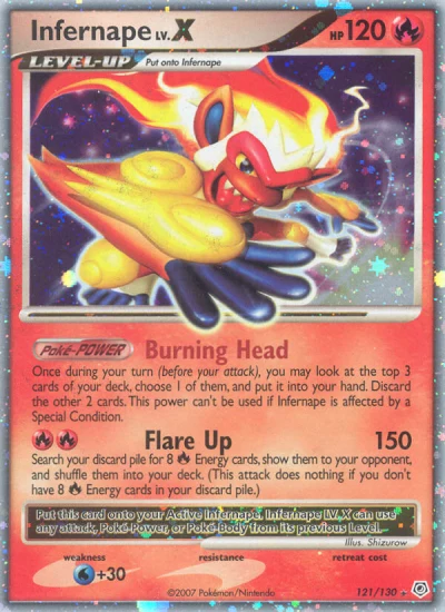 Infernape LV.X #121
