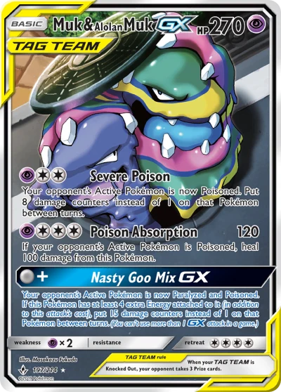 Muk & Alolan Muk-GX #197
