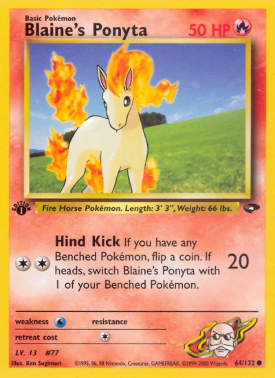 Blaine's Ponyta #64