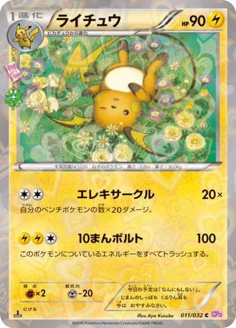 【PSA9】ポケキュンコレクション ライチュウ ライチュウ — $11.43 · ポケキュンコレクション #11 — GRLD