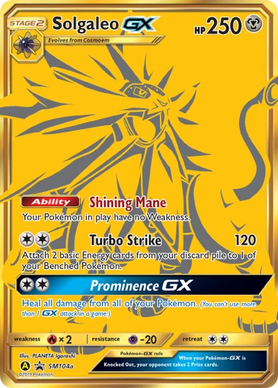 Solgaleo-GX #SM104a