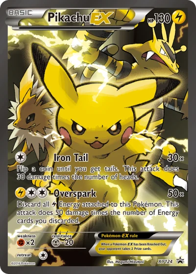 Pikachu-EX #XY124