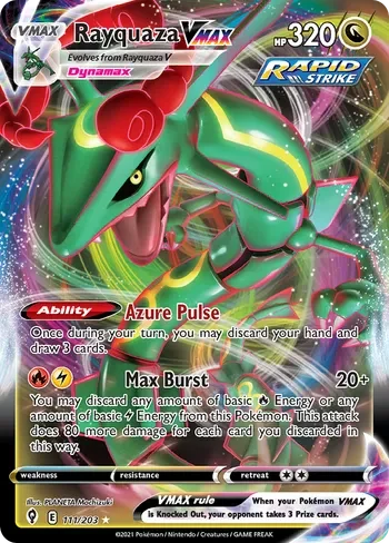Rayquaza VMAX #EVS 111
