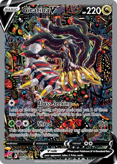 Giratina VSTAR — $25.95 · Lost Origin #201 — GRLD
