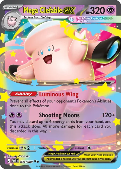Mega Clefable ex #31