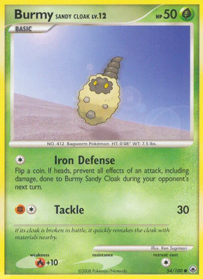 Burmy Sandy Cloak #54