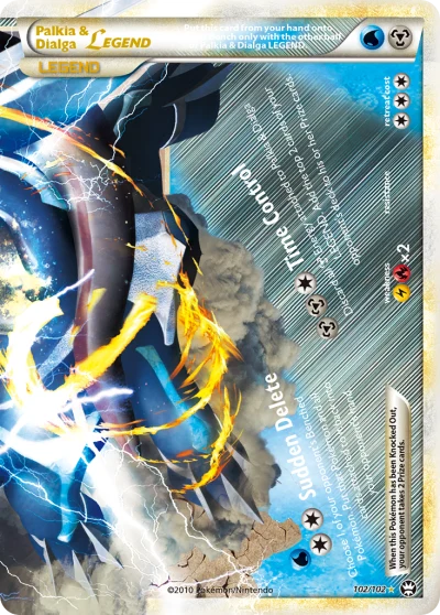 Palkia & Dialga LEGEND #102