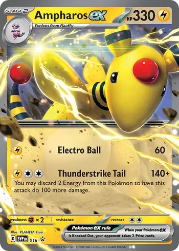 Ampharos ex #SVP 016