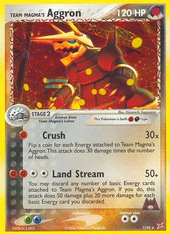 Team Magma's Aggron #7