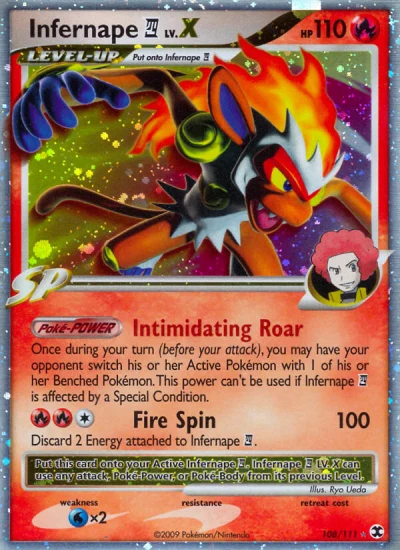 Infernape E4 LV.X #108