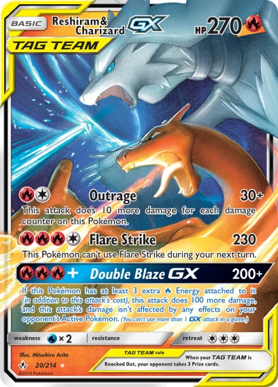 Reshiram & Charizard-GX #20