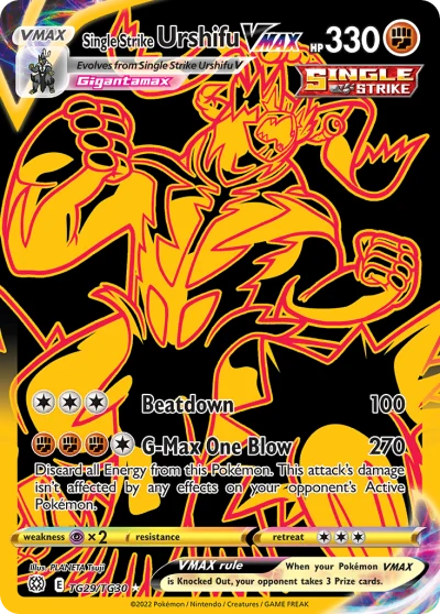 Single Strike Urshifu VMAX #TG29