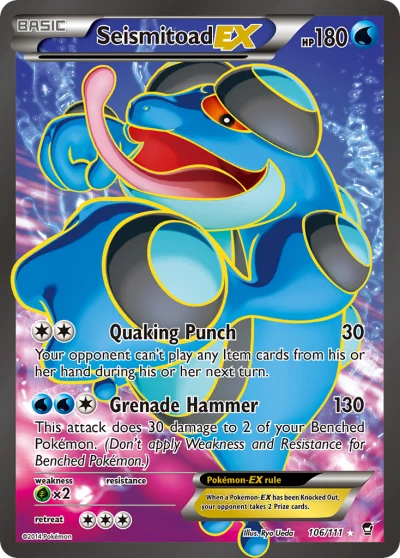 Seismitoad-EX #106