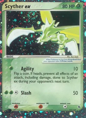 Scyther ex #102