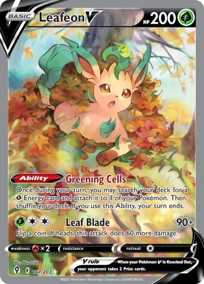 Leafeon V #167