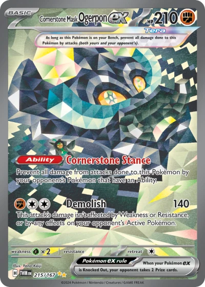 Cornerstone Mask Ogerpon ex #215