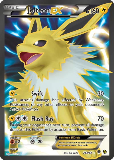 Jolteon-EX #28a