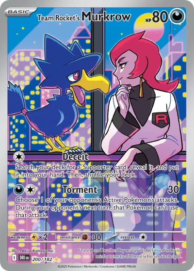 Team Rocket's Murkrow #200