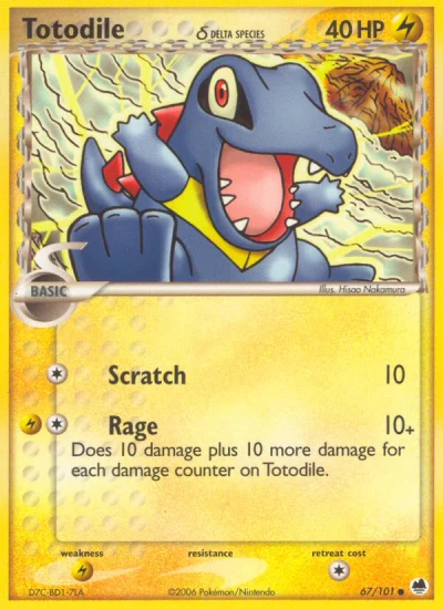 Totodile δ #67