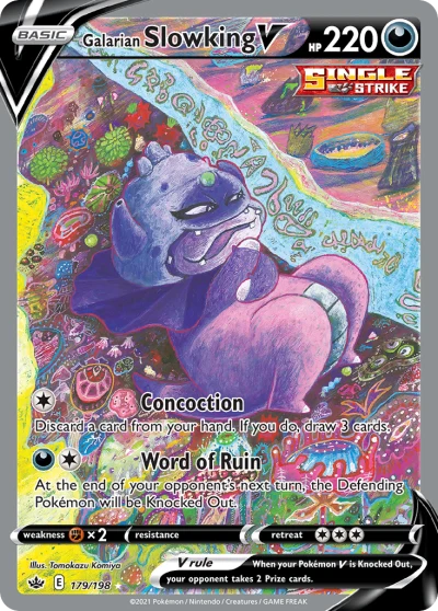 Galarian Slowking V #179