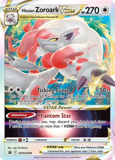 Hisuian Zoroark VSTAR #SWSH298