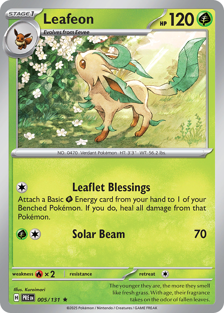 Leafeon [Master Ball Reverse Holo]