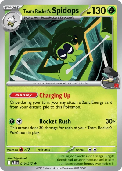 Team Rocket's Spidops #19