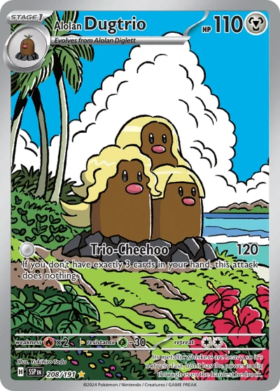 Alolan Dugtrio #208