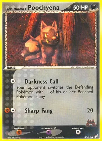 Team Magma's Poochyena #66
