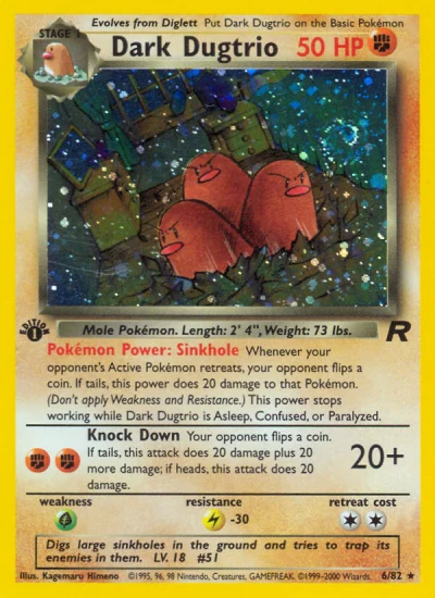 Dark Dugtrio #6