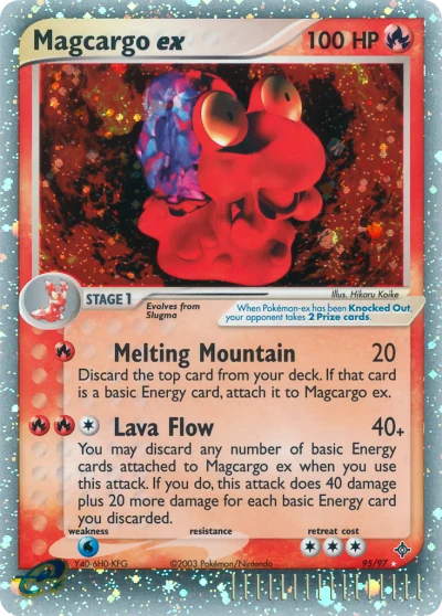 Magcargo ex #95