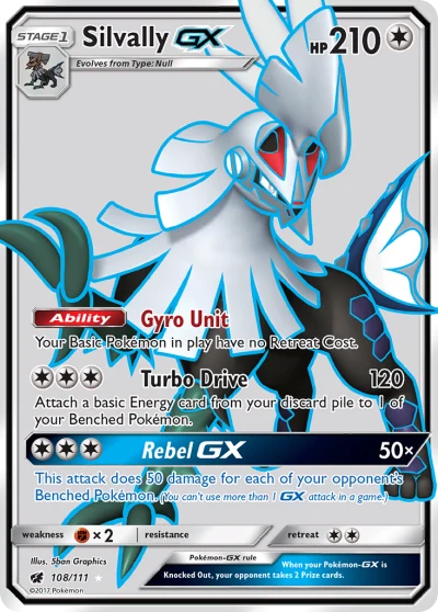 Silvally-GX #108