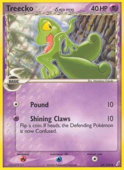 Treecko δ #68