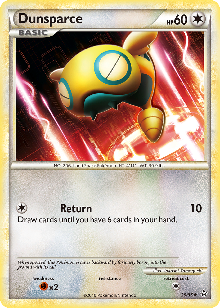 dunsparce pokemon card price [Colorless][Colorless] Dunsparce #29