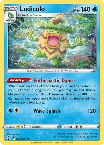 Ludicolo #EVS 034