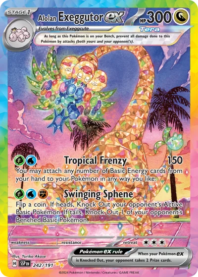 Alolan Exeggutor ex #242